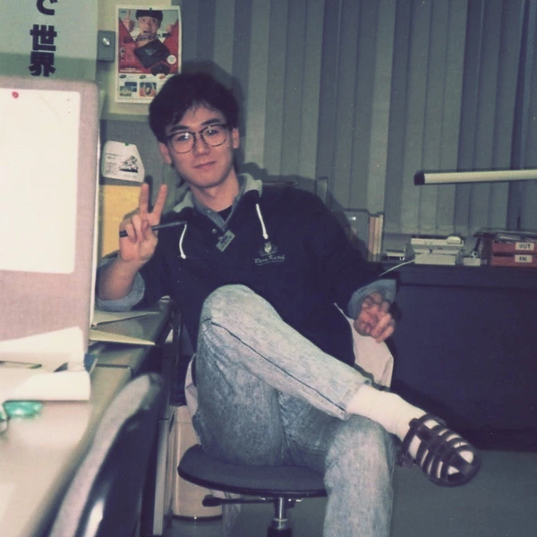 Photo of Hirokazu Yasuhara, sourced from Sega Retro.