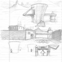 Sonic X-treme - Environment Sketch 1