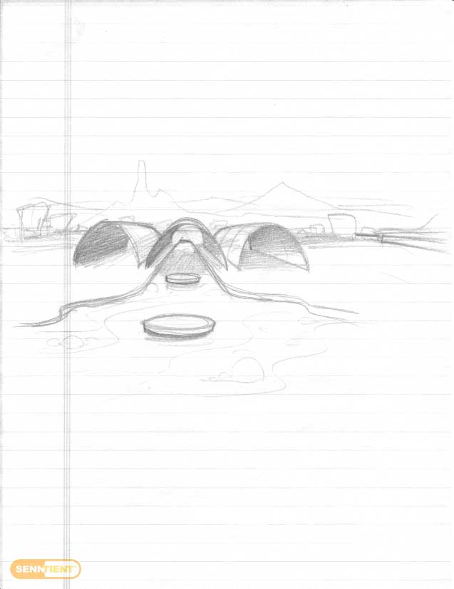 Sonic X-treme - Environment Sketch 3