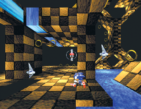 Sonic X-treme - Promotional Screenshot 1