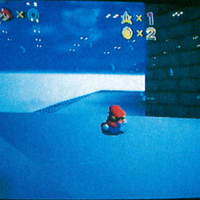 Super Mario 64 - Shoshinkai Demo ‘Snow Slide’ Photograph